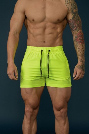 YoungLA 101 Bodybuilding Short Shorts All Neon | VG9206-581