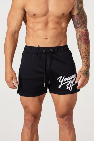 YoungLA 104 Legacy Shorts Black | RK4798-213