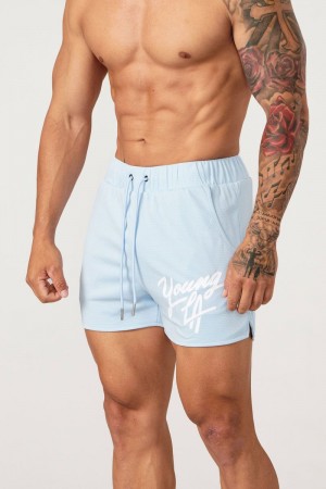 YoungLA 104 Legacy Shorts Carolina Blue | QN5794-328