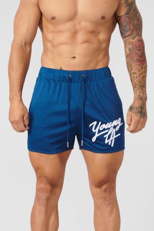 YoungLA 104 Legacy Shorts Navy | LJ1640-895