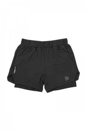 YoungLA 105 Compression Shorts 2.0 All Black | DL1703-956