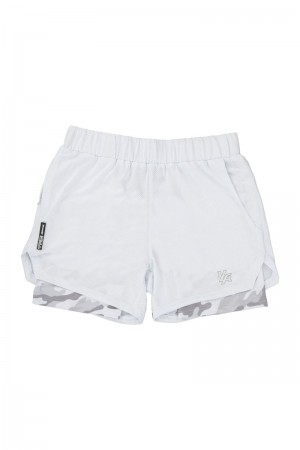 YoungLA 105 Compression Shorts 2.0 White / White Camo | BC2453-760