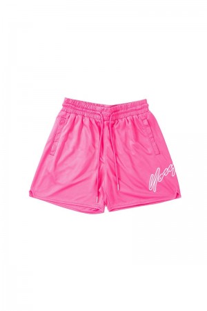 YoungLA 117 Sig Shorts Hot Pink | EM1328-705