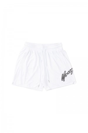 YoungLA 117 Sig Shorts White | QC6328-907