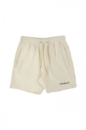 YoungLA 118 The Perfect Shorts Off-White | XK1497-658