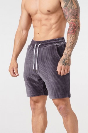 YoungLA 119 Cord Collection , Shorts Coal | SK2814-637