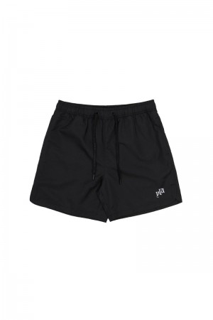 YoungLA 123 Pastel Flow Shorts Black | XW5329-841