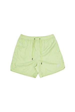 YoungLA 123 Pastel Flow Shorts Pastel Green | ON9056-238