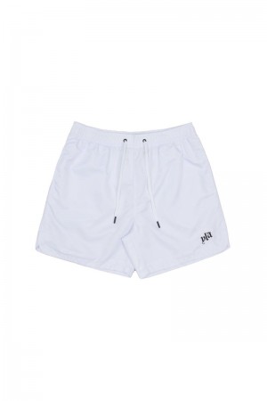 YoungLA 123 Pastel Flow Shorts White | IB1430-892