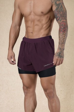 YoungLA 124 , 6am Compression Shorts Plum | SG9587-410