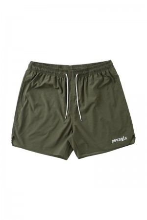 YoungLA 131 The Finest Shorts Olive | MZ7534-189