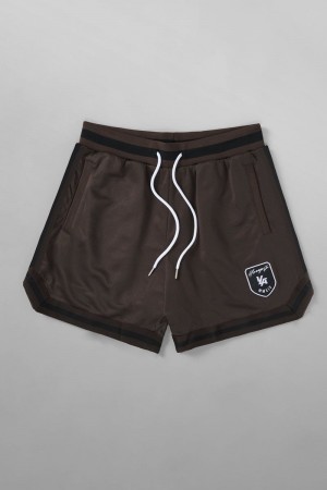 YoungLA 133 Home Plate Shorts Brown | PW3805-164