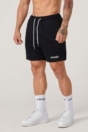 YoungLA 134 Game-Time Shorts & Socks Set Black | FM5302-148