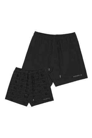 YoungLA 136 , Reveal Swim Shorts Black | FW7908-642