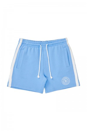 YoungLA 137 , Golden Era Bodybuilding Shorts Carolina Blue | RN7129-465