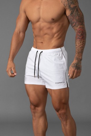 YoungLA 143 Short Short Swim Shorts White | UD0483-512