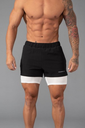 YoungLA 144 Peak Velocity Compression Shorts Black | FV5724-613