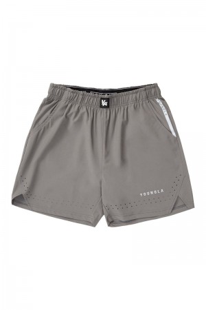 YoungLA 146 Sprint Shorts Grey | JY9341-568