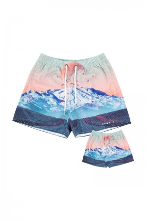 YoungLA 150 After Party Shorts Mystic Mountains | MA4630-582