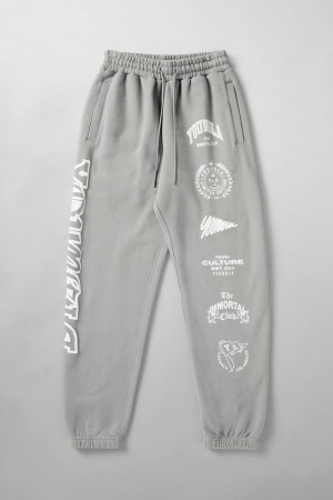 YoungLA 204 , Immortal Killer Joggers Light Grey | TX7406-932