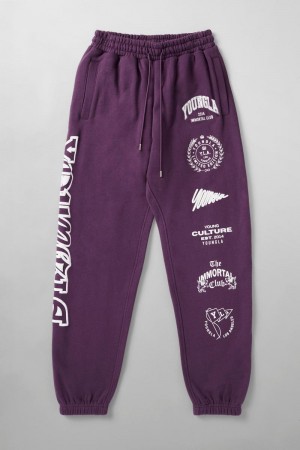 YoungLA 204 , Immortal Killer Joggers Purple | HU3578-096