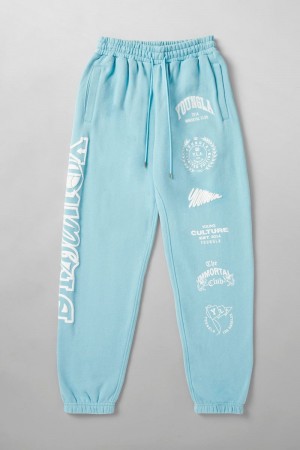 YoungLA 204 , Immortal Killer Joggers Sky Blue | VB1645-983