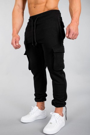 YoungLA 206 Rambo Combat Joggers Black | VA2649-135