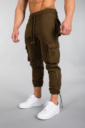 YoungLA 206 Rambo Combat Joggers Military Olive Wash | FY5947-368