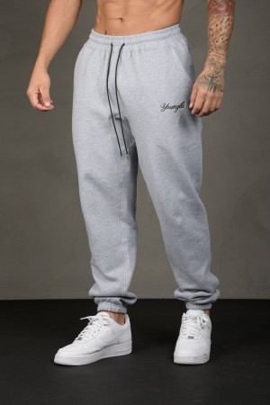 YoungLA 211 For Him Joggers Heather Grey | TV6381-954