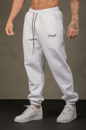 YoungLA 211 For Him Joggers White | KL9420-813