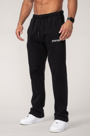 YoungLA 216 Eternal No Cuff Sweats Black Wash | QD3601-958