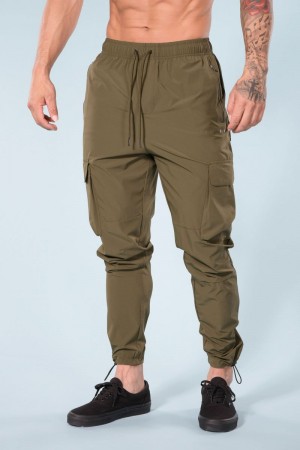 YoungLA 218 Travel Cargo Joggers Olive | FD7390-862