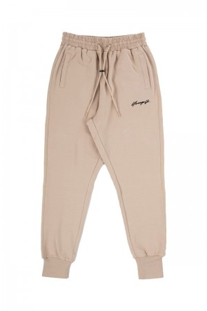 YoungLA 228 Cloud Joggers Beige | US2761-483