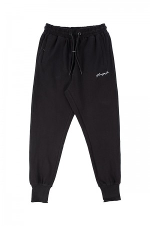 YoungLA 228 Cloud Joggers Black | LT6893-457