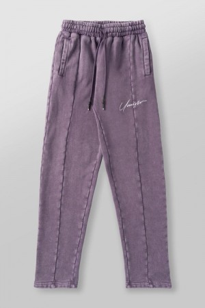 YoungLA 229 , Frontline Sweat Pants Purple Wash | PV6410-532