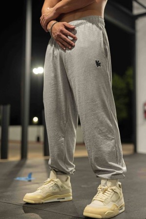 YoungLA 231 Pump Cover Joggers Heather Grey | YW3495-728