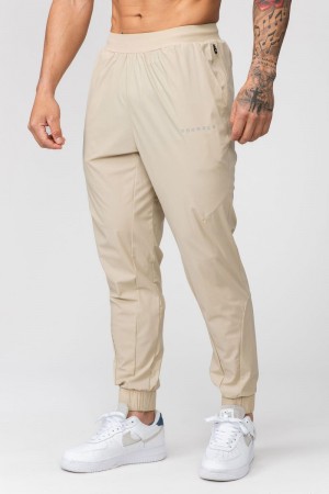 YoungLA 237 Nylon Training Joggers Tan | JF7205-984