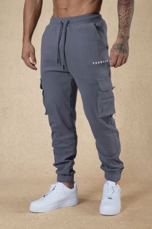 YoungLA 240 Cloud Rambo Joggers Nardo Grey | ZP2198-647