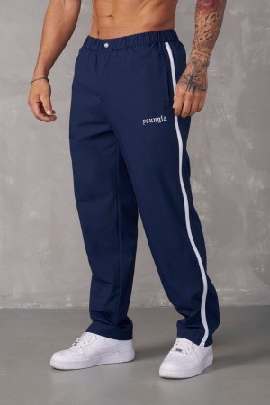 YoungLA 246 , Side Zipper Joggers Navy | BX4072-831