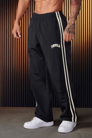 YoungLA 249 , Flagship Track Pants Black | HL9170-348