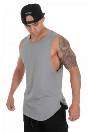 YoungLA 308 Muscle Tanks Grey | BK1467-208