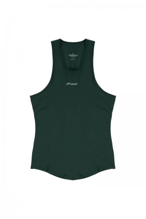 YoungLA 309 Signature Tanks Forest Green | VD6735-841