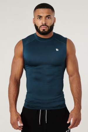 YoungLA 315 , Stealth Compression Cut-Offs Deep Teal | DU7064-529