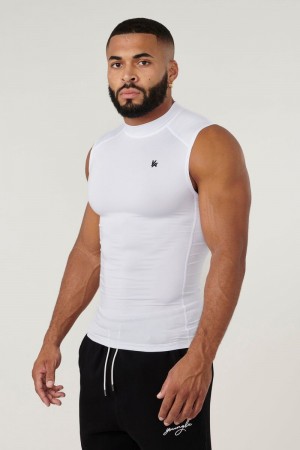 YoungLA 315 , Stealth Compression Cut-Offs White | SK9728-016