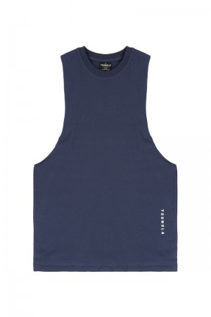 YoungLA 317 Delt Tanks Navy | HQ1572-648