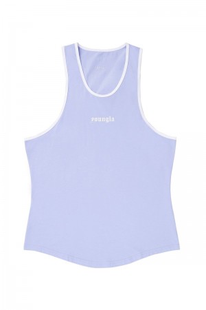 YoungLA 319 , Pristine Tank Tops Lavender Purple | LD4653-812