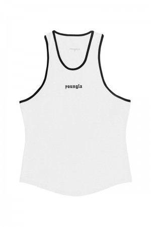 YoungLA 319 , Pristine Tank Tops White | ZI8351-742