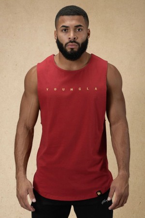 YoungLA 332 Infinity Muscle Tanks Red | QH2053-867