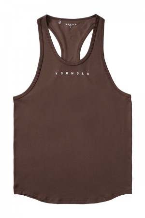 YoungLA 342 , New Gen Compression Stringers Brown | OY7051-386