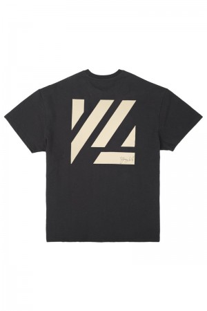 YoungLA 413 Oversized Bloc Shirts Black | DC2480-375